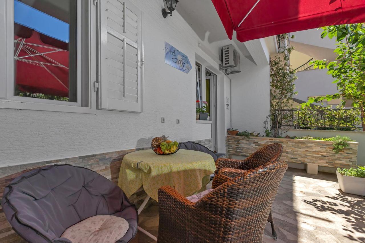 Apartmani Luna Baška Voda Buitenkant foto